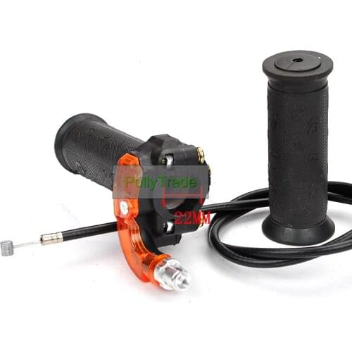 47cc 49cc Handlebar grips With Throttle cable pocket bike mini moto ATV throttle grip 22mm handle bar