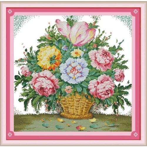 Gorgeous blossom (2) cross stitch stitching embroidery DIY handmade needlework supplies