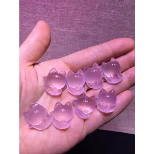 1pieces natural rose powder crystal pendant true crystal healing wholesale price free shipping