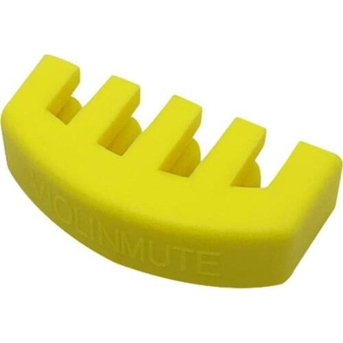 1pc New Violin Silencer Rubber Violin Mute Silencer / For 1 Violino 4/4 Accessories Practice 2 / 4 3 G0B3