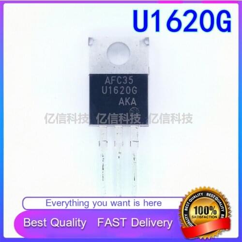 10Pcs/Lot New Original IMPORTED MUR1620G U1620G TO-220 8A 200V FAST RECOVERY Diode Good Quality