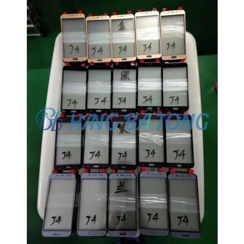 10pcs/lot Original Front LCD Screen Outer Glass Lens Panel For Samsung Galaxy J4 J400 J400DS J400F J400G Replacement