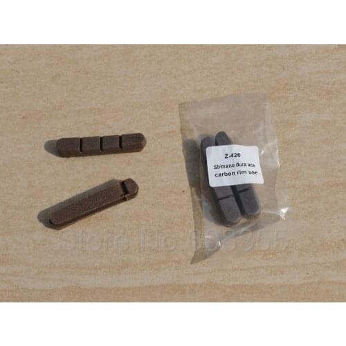 ROAD BIKE BRAKE PADS SHOES CARBON RIMS CORK FOR SHIMANO Dura Ace - 2 PAIRS