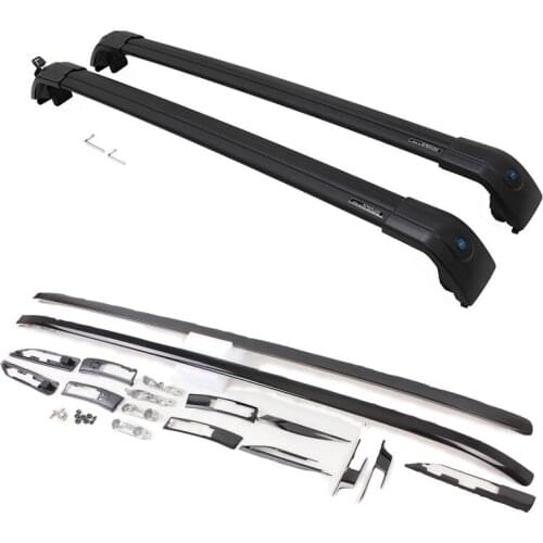 4 pieces for Land Rover Range Rover Evoque 2010-2019 luggage roof rack roof rail cross bar top cargo carrier