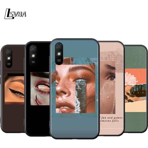 Artistic Aesthetics eyes For Xiaomi Redmi K30 Ultra 10X 9C 9A 9 Prime GO K20 8A 8 7A 7 S2 6A 6 5 Plus Pro 5G Phone Case