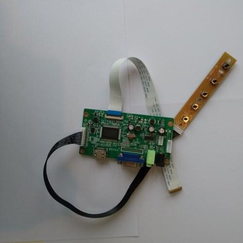 EDP LCD LED HDMI VGA KIT Controller driver Board DIY FOR NT140WHM-N31/N34 1366X768 14" Screen panel display
