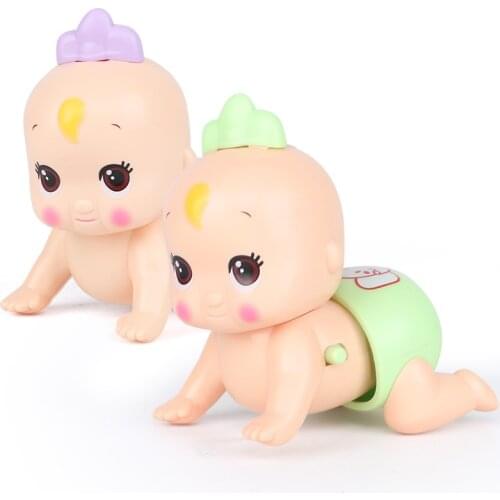 Electric Baby Doll Singing Crawling Light Up Early Education Enlightenment Learning Baby Toy Girl Toy 0-3 Years Newborn Gift