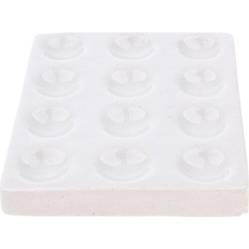 Porcelain Spot Plate Reaction Plate Laboratory Reuse White Reaction Plate 12