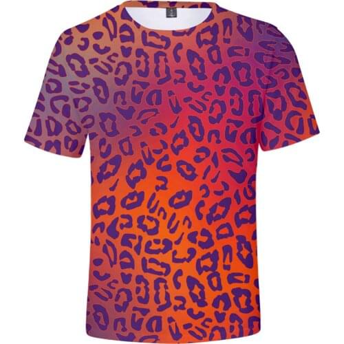 Kpop Animal Texture 3D T-shirt New Fashion Short Sleeve Tees Animal Zebra Pattern Funny T Shirt Kids Casual Tops Print 2020