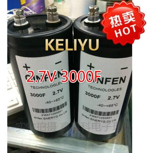 1PCS 3PCS 6PCS 50*130mm Super Farah Capacitor 2.7V 3000F