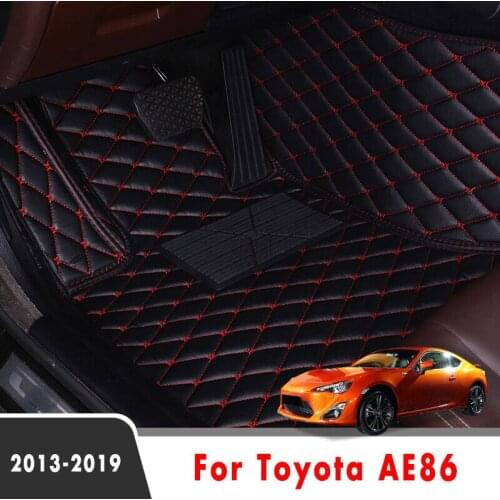 For Toyota AE86 86 2019 2018 2017 2016 2015 2014 2013 Car Floor Mats Interior Protector Custom Carpets Auto Styling Decoration