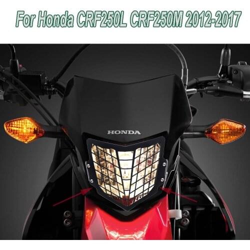 Motorcycle Headlight Cover Lampshade Protection Cover Grille Cover For HONDA CRF250L CRF250L CRF250M CRF250M 2012-2017