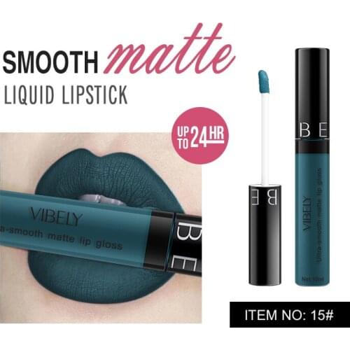 29 Colors Matte Velvet Lip Gloss Liquid Lipsticks Tube Waterproof Long Lasting Non-stick Cup Lipgloss Sexy Lip Tint Glaze Makeup