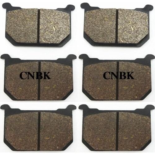 FL+FR+R Brake Pad Set fit KAWASAKI 1100 GPZ B1 / B2 / D1 / D2 GPZ1100 1982 - 1983