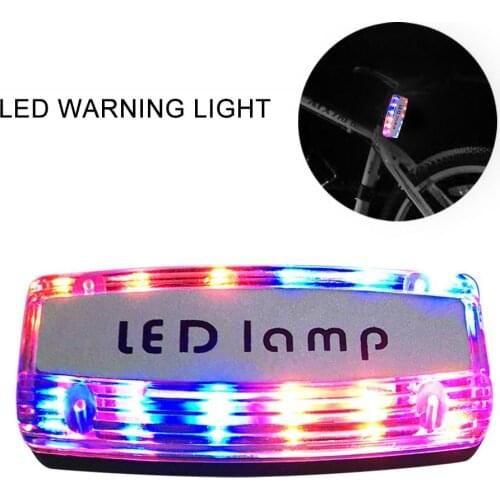 Bike LED Shoulder Light Red And Blue Strobe Shoulder Clip Type Warning Lamp Patrol Safety Signal Light Rainproof USB Charging