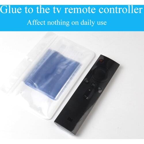 Popular 10Pcs Clear Shrink Film Bag TV Remote Control Case Cover Air Condition Remote Control Protective Anti-dust Bag