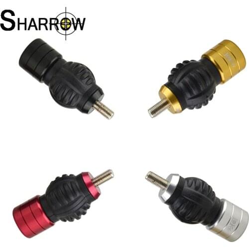 1pc Archery Bow Stabilizer Damping Aluminum Alloy and Rubber Shock Absorber For Bow Arrow Outdoor Shooting Hunting Accessories