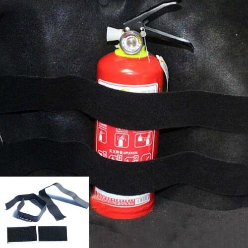 2pcs Car Trunk store content bag Rapid Fire extinguisher Holder Safety Strap Kit Car Trunk Storage Bag Bracket