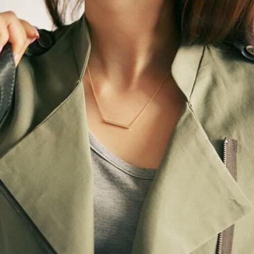 12pcs/lot Europe and the United States jewelry wholesale word necklace Fashionable joker clavicle bar chain