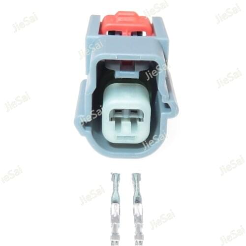 2 Pin 0.6 Series Auto Collision Knock Sensor Socket For Cadillac Buick Car Electrical Wiring Harness Unsealed Connector