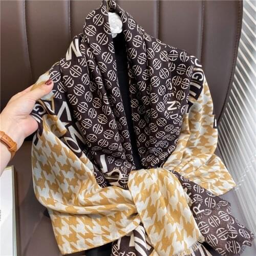 2021 Brand Autumn winter women beach quality shawl cotton scarf lady fashion scarves bandana pashmina wrap hijab muffler