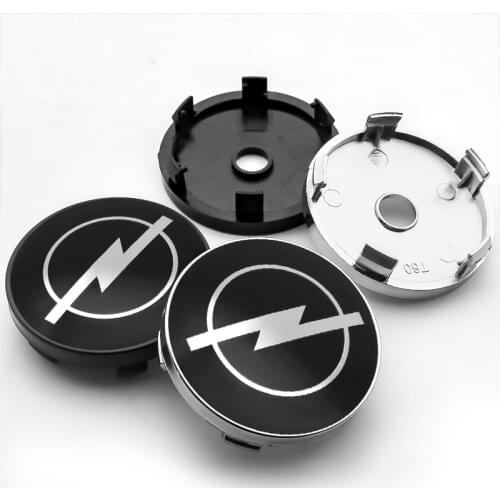 4PCS 60MM Car Wheel Center Hub Caps 56MM Emblem Sticker Decal For Opel Astra H G J Insignia Mokka Zafira Corsa OPC Accessories