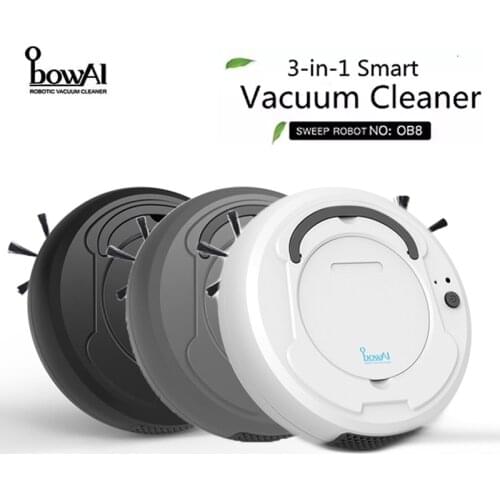 BowAI Robot Vacuum Cleaner APP Remote Control Sweeper 3in1 Smart Dry Wet Mopping Home Floor Cleaner Dust Removal Auto Sweeper