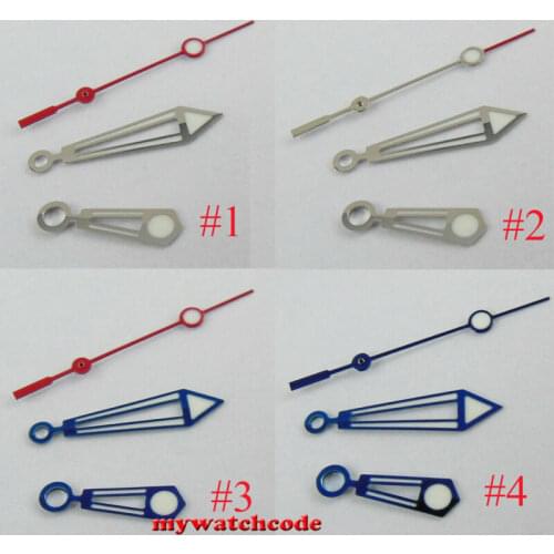 Blue edge silver edge Lollipop watch hand fit ETA 2824 2836 movement