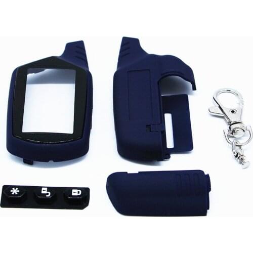 Kebidumei A91 Key Shell Keychain Remote Controls Case For Russian Version Starline A91 lcd Remote Two Way Car Alarm System