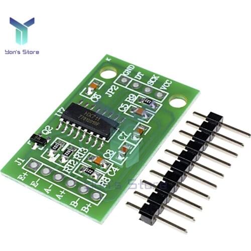 HX711 AD Module Body Load Cell Weighing Sensor Pressure Weight Sensor Vibration Sensor Strain Gauge Half Bridge Strain Gauge