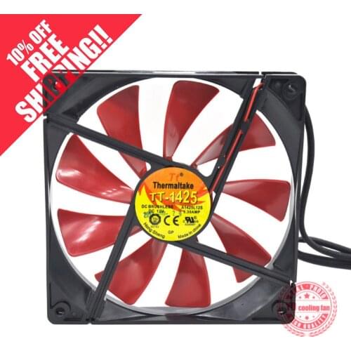 EVERFLOW Thermaltake TT TT-1425B 14cm TT-1425 14025 silence cooling fan A1425L12S 12V 0.3A