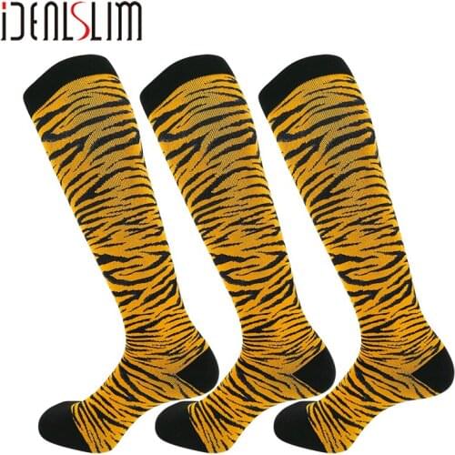 IDEALSLIM 3 Pairs Graduate Pressure Stockings Women Compression Plantar Varicose Veins