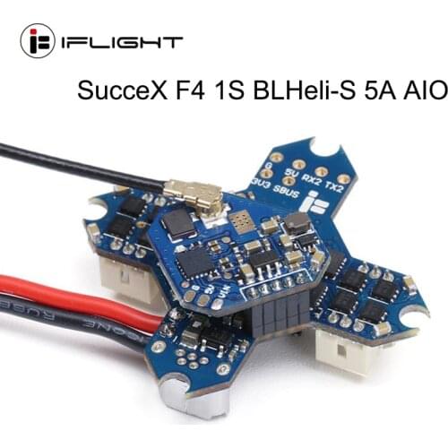 IFlight SucceX F4 1S BLHeli-S 5A AIO Whoop Bord Flight Controller (MPU6000) with PIT / 25 / 50mW VTX for FPV Drone part