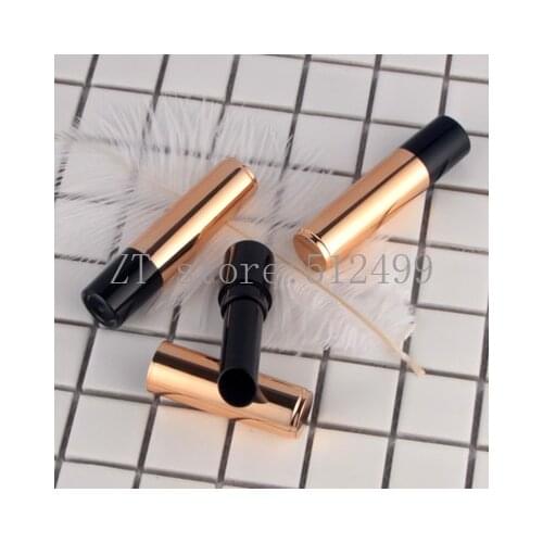 10/20/50pcs 11.1mm Round Empty Makeup Lip Balm Tube DIY Lipstick Pipe Shell with Gold Cap Cosmetic Lip Gloss Refillable Bottle
