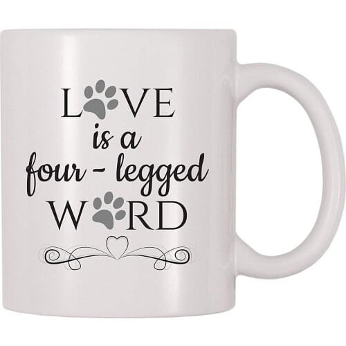 Love Is A Four-Legged Word Mug (11 oz)