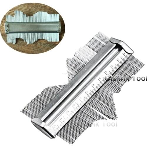 Metal Professional Contour Profile Gauge Guage 125mm 5" Tiling Laminate Tiles General Tools Contour Gauge Duplicator