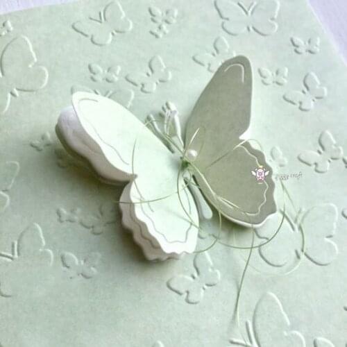 Mmao Crafts Metal Steel Cutting Die New Butterfly decoration Stencil For DIY Scrapbooking Paper/photo Cards Embossing Dies