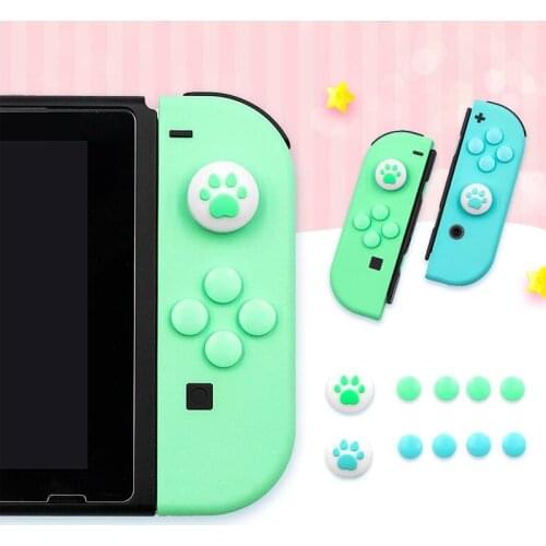 ABXY Key Sticker For Nintendo Switch Joy-con Joystick Button Thumb Stick Grip Cap Protective Cover Controller Skin Colorful Case