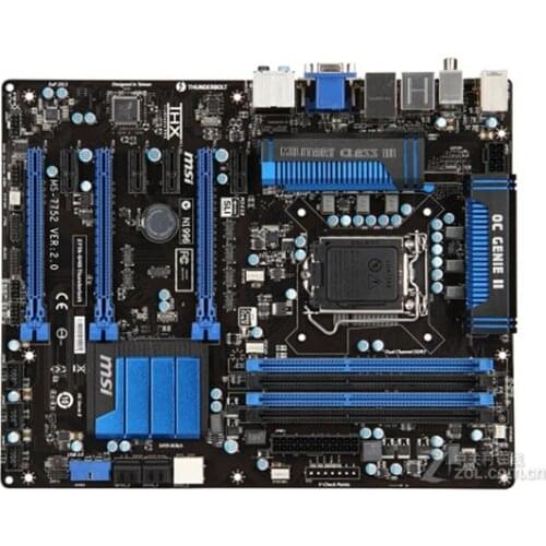 MSI Z77A-G45 Thunderbolt original motherboard DDR3 LGA 1155 for I3 I5 I7 CPU 32GB USB3.0 SATA3 desktop motherboard Free shipping