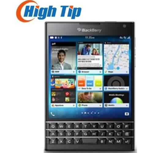 Original Q30 Unlocked BlackBerry passport LTE BlackBerry OS 10.3 Quad core 3GB RAM 32GB ROM 13MP Camera cell Phone refurbished