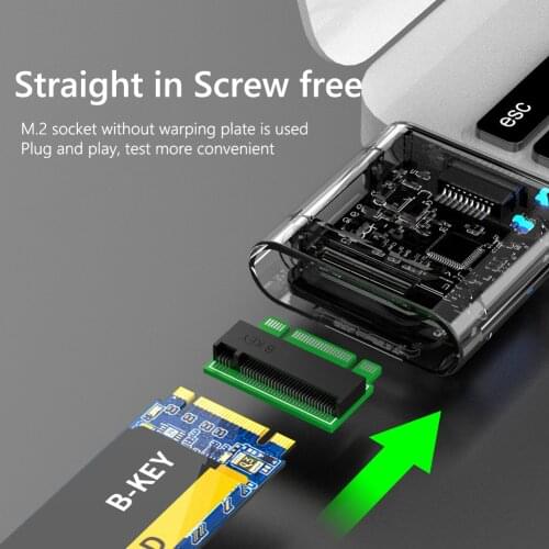 Adapter Riser Card Test Board M.2 PCIE NVME SATA NGFF Expansion Riser Card B/M Key PCB for Computer Notebook Hard Drive Adapter