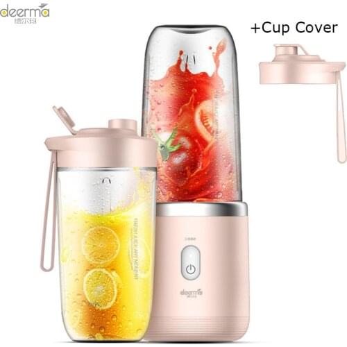 Deerma Portable Electric Juicer 400ML Wireless Automatic Multipurpose Mini USB Rechargable Juice Cup Blender Cut Mixer