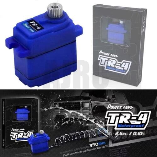 PowerHD TR-4 TRAXXAS TRX-4 Defender Bronco g500 TRX6 G63 2065 Differential Lock Shift Waterproof Metal Gear Small Servo Replaces