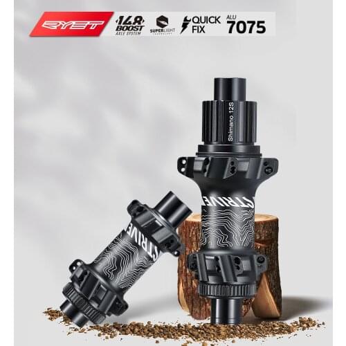 28H MTB Boost Straightpull Bicycle Hub 148 Thru Axle XD 12 Speed Compatible 72 Clicks For Mountain Bike