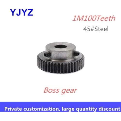1M 100Teeth belt gear standard inner hole 6/8/10/12/14/15 motor boss gear rack