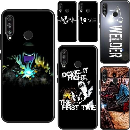 Welder Welding For Huawei P30 P40 Lite P20 Pro Nova 5T P Smart 2021 Case For Honor 10X Lite 10i 8X 9X