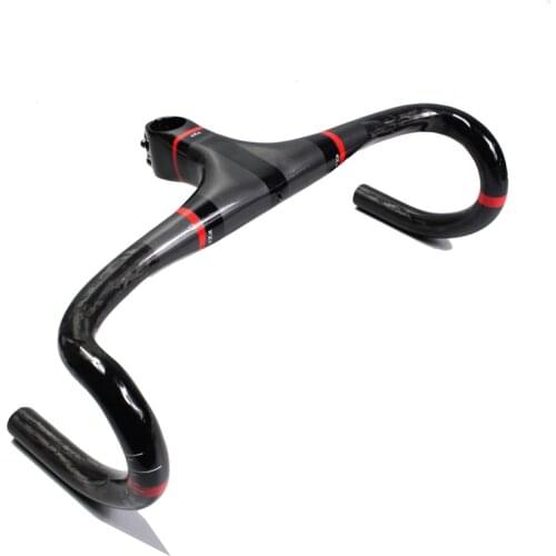 The road bicycle full carbon fiber one piece ultra-light one piece , road bike handle