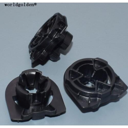 Worldgolden 100pcs plastic fastener Front Door/Rear Door Trim Panel Retaining Clip for AUDI#8V0-868-243