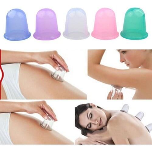 1 Pc Silicone Vacuum Massager Anti Cellulite Body Cupping Massage Therapy Cup