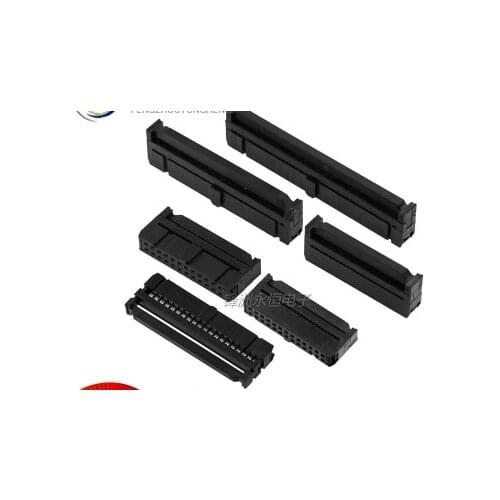 10set FC-6P FC-8P FC-10P FC-14P FC-16P To FC-40P IDC Socket 2x5 Pin Dual Row Pitch 2.54mm IDC Connector 10-pin cable socket